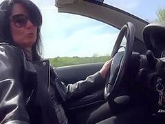 Alexandra Wett - Omg!!!! Stranger Cock Jerked Off In Public! 9 Min