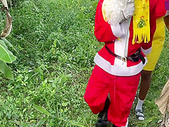 Santa Gave The Girl In Hijab Sweet And She Gave Him Pussy As Gift Also. Please Subscribe To Red 12 Min With Sweet Mary Ido And Big Cock Tunz