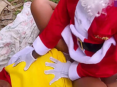 Santa Gave The Girl In Hijab Sweet And She Gave Him Pussy As Gift Also. Please Subscribe To Red 12 Min With Sweet Mary Ido And Big Cock Tunz