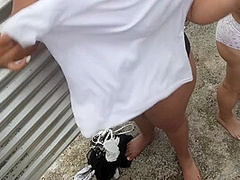 Voyeurism In The Beach Locker Room