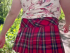 Pov: Public Walking Outdoors With My Horny Pervert Wife - Milky Mari