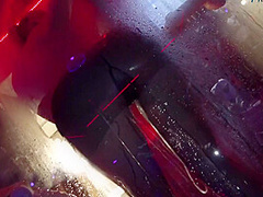 Foxy Masturbating In A Bar In Front Of Everyone
