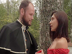 Fucking Wedding. .priest Bangs Bridesmaid Right Before The Wedding. 12 Min