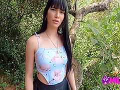Beautiful Girl Has Sex In The Forest With A Stranger - Yenifer Chp