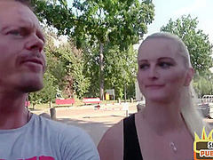 Amateur German mature first time fucked outdoor by sex date