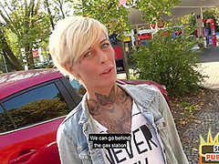 Real German MILF public fucked outdoor in POV by sex date