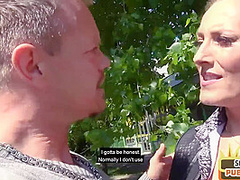 Bombastic German mature public fucked outdoor by sex date
