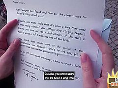 Public amateur babe sucks sex date guy outdoor before fucked