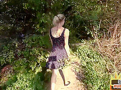 Outdoor public German amateur gets fucked by sex date