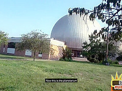 Outdoor public German amateur gets fucked by sex date