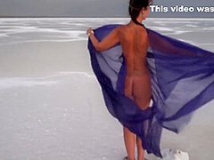 Erotic Dance On Salt Crust Of Salt Lake Elton