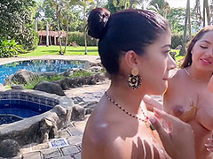 He Discovers His Stepmother-in-law Playing Forbidden With Her Friends!