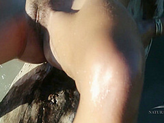Shrima Plays Around Outside Fully Naked