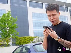 Chubby Spanish Babe Cleaning The Halls Of College Gets Picked Up To Fuck!