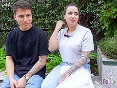 Chubby Spanish Babe Cleaning The Halls Of College Gets Picked Up To Fuck!