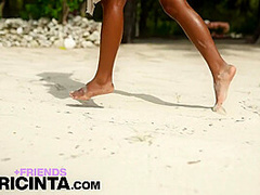 Horny Babe Tita Sahara Showing Her Perfectly Tanned Naked B