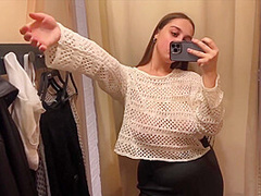 Hot Stepmom With Juicy Tits Does Try On Haul