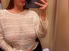 Hot Stepmom With Juicy Tits Does Try On Haul