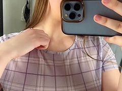 Hot Stepmom With Juicy Tits Does Try On Haul