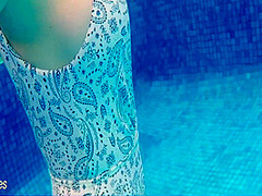 One Piece - Wifey Stuns Everyone In Amazing Hot Bathers And Flashes Her Perfect Tits