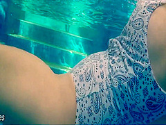 One Piece - Wifey Stuns Everyone In Amazing Hot Bathers And Flashes Her Perfect Tits