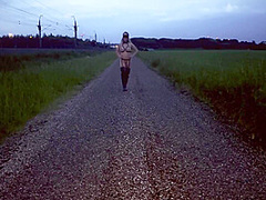 Running Outside To Showoff My New Nipple Piercings In My Bigboobs - Milf In Public