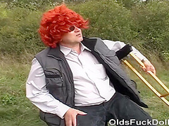 18yo Girl Fucked Hard By Old Lecher Tim Wetman In A Park In The City With Kitty Salieri