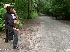 European Blond Bound In Shop Window