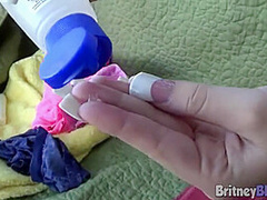 Britney Blue Masturbate with Dildo Slut