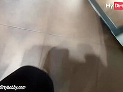 My Dirty Hobby - German amateur gets an orgasm in public