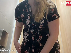 My Dirty Hobby - German amateur gets an orgasm in public