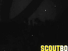 ScoutBoys Hung DILF Bishop Angus barebacks two shy twinks in forest