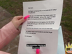 Public cocksucking German babe POV fucked in hotel room