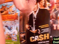 Public CFNM 3some pegging by dominas in strapon lesson