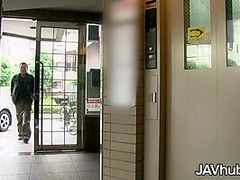 JAVHUB Sakura Kirishima plays with her hairy pussy