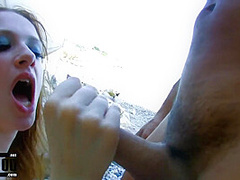 Big Cock For Real Pretty Redhead Babe