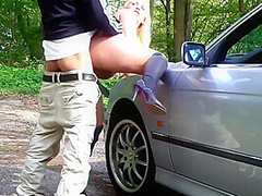 Am Auto Abgefickt