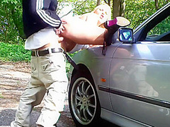 Am Auto Abgefickt
