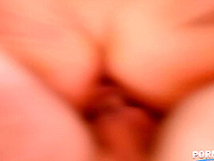 Kitana Lure bends over for deep dirty double penetration action in doggy GP1283 - PornWorld