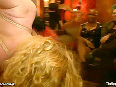 Slaves Anal Fucked And Cummed At Party 2