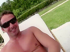 Sucking Jasmine Blacks Big Tits From As He - David Perry