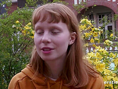 Sexy Redhead Masturbates While We Get To Watch