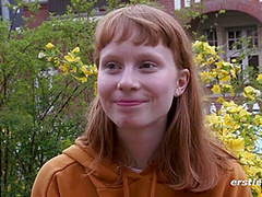 Sexy Redhead Masturbates While We Get To Watch