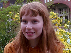 Sexy Redhead Masturbates While We Get To Watch