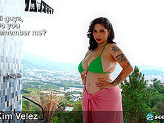 Kim Velez & Her Teeny Green Bikini