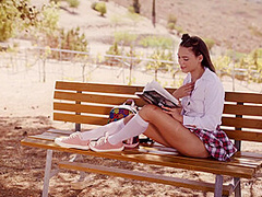 Amazing Girl Passionately Masturbating In Front Of The Camera