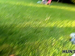 HUNT4K. Pond Pound. Hot sex with Suzie Sparklez