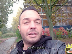 Public fucked slut enjoys POV sex with guy she 1st time met