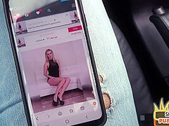 Public POV babe fucked outdoor by sex date after BJ in car