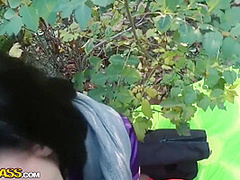 A Rocker Girl Having Sex Outdoors